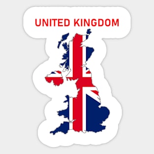 UK Outline Sticker